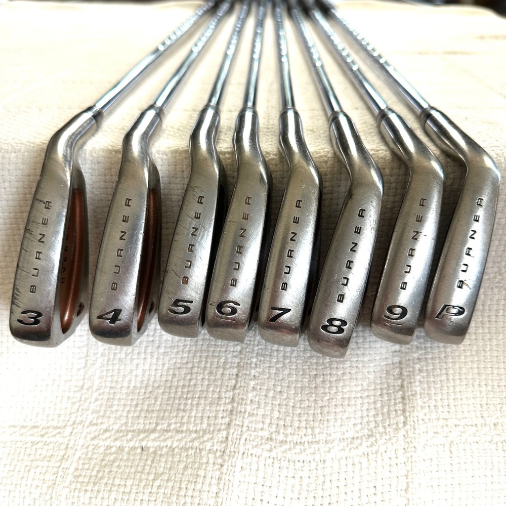 TaylorMade Burner Oversize Iron Set 3-PW Steel True Temper Dynalite USA Golf